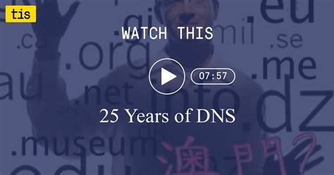 Years Of DNS The Innovation Station