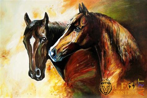 Fascinating Paintings Of Beautiful Horses Leosystemart