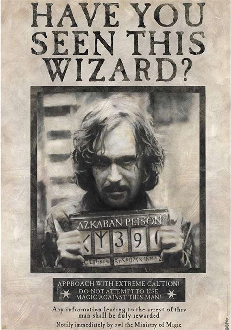 Harry Potter Poster Wanted Sirius Black Deutschland A Ware Großhandelsplattform