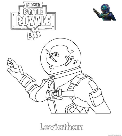 fortnite leviathan skin coloring pages printable