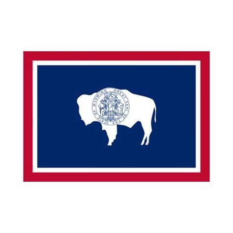 Wyoming State 3x5 Flag Country And State In Stock Ffn