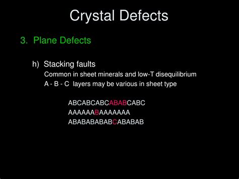 Ppt Crystal Defects Powerpoint Presentation Free Download Id9502801