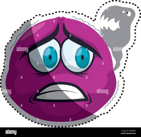 Scared Cartoon Face Stock Vector Image And Art Alamy