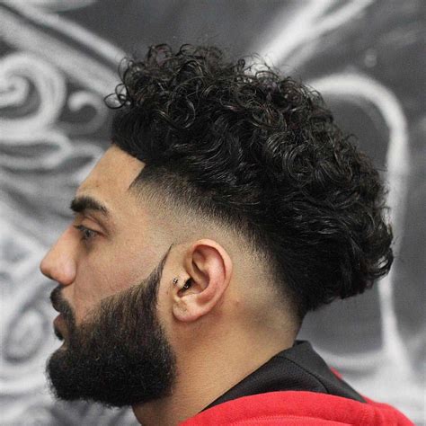 Taper Fade Curly Hair, Tapered Hair, Curly Hair Men, Mens Haircuts Fade