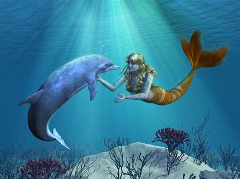 Banco De Imágenes Gratis 40 Imágenes De Sirenas En El Mar Fantasy
