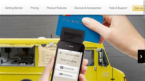 A very small reader for magstripe (first one free, then $10 each) and square reader for contactless and chip card payments ($49). Amazon undercuts Square with new mobile credit card payments service