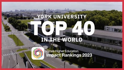 york university the impact rankings 2023 youtube