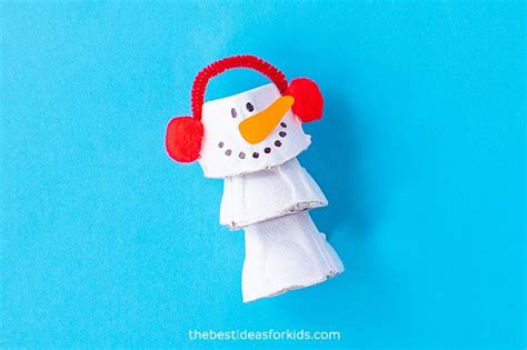 Egg Carton Snowman The Best Ideas For Kids