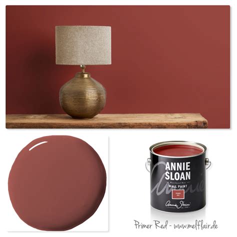 Primer Red Annie Sloan Wandfarbe Melflair