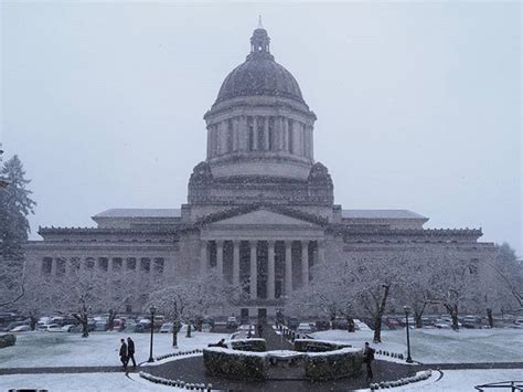 Snow Day At The State Capitol In Brief