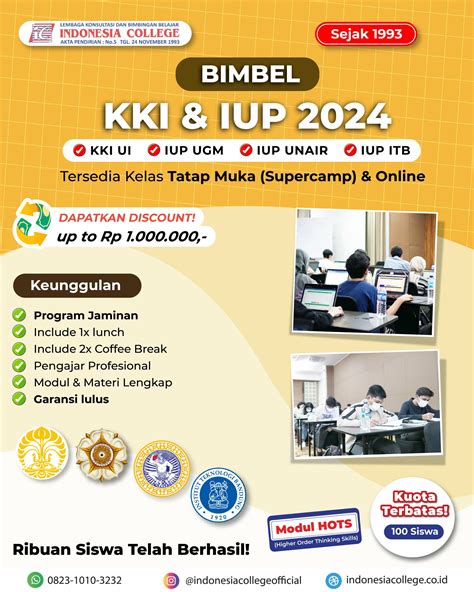 Bimbel IUP UNAIR Indonesia College