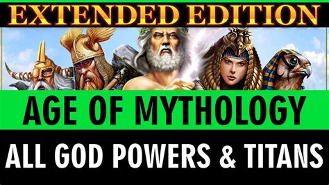 Age Of Mythology Extended Edition All God Powers And Titans Youtube