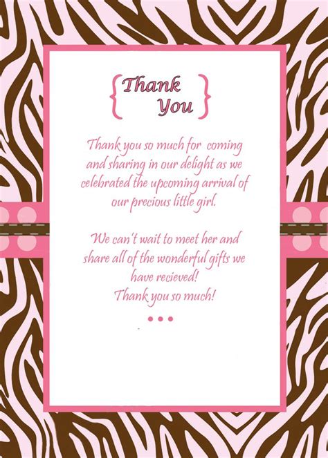 Hope the new babies bring as much pleasure, as your kindness that we treasure. Baby Shower Thank You Notes to match the Invitations ...