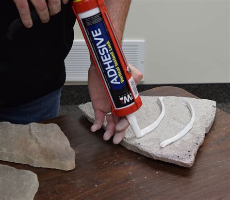 Srw Products Introduces A New Adhesive Technology To Lock Stone Into