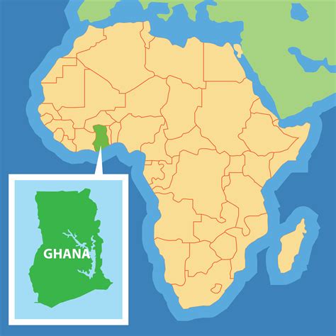 Ghana Map 164836 Vector Art At Vecteezy