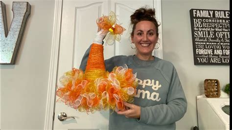 Candy Corn Wreath Everything Is From Dollar Tree Youtube