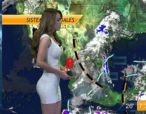 Yanet Garcia Weather Girl For Televisa Monterrey Carol Kirkwood