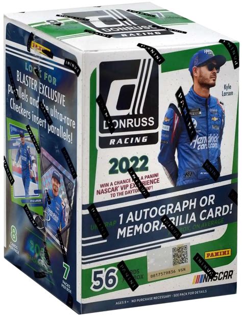 Nascar Panini 2022 Donruss Racing Trading Card Blaster Box 7 Packs 1