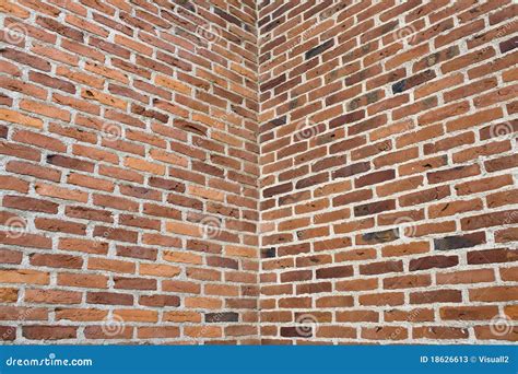 Corner In Brick Wall Stock Image Image Of Structure 18626613
