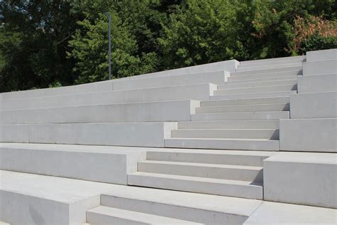 Amphitheatre Seats And Steps Poland Living Concrete