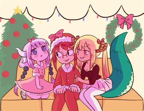 Cute Christmas | Miss Kobayashi's Dragon Maid | Miss kobayashi's dragon ...