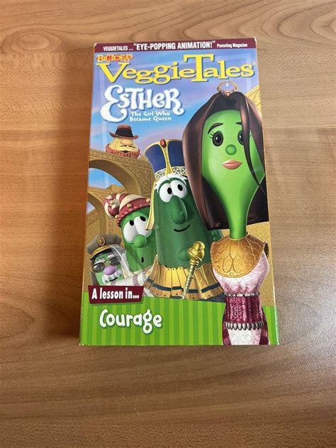 Veggietales Esther The Girl Who Became Queen Vhs 2000 Courage Etsy