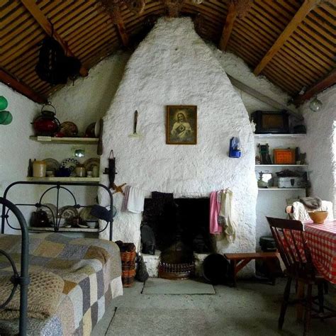They thrill, shock and enliven us through love letters, mud rooms, a basement shrine, unusual wallpaper, antique furniture. Irish cabin interior ... Glencolmcille, Co. Donegal ...