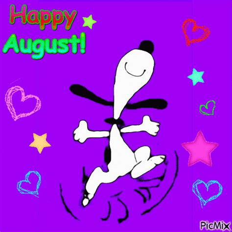 Happy August Dance With Snoopy Pictures Photos And Images For