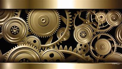 Gears Wallpapers Gear Steampunk Mechanical Engineering Gold