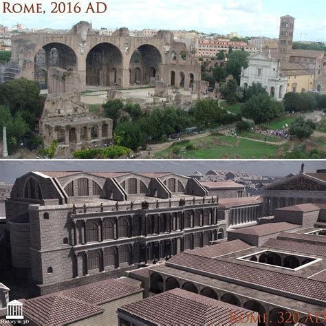 Ancient Rome Basilica Of Maxentius Now And Then Rancientrome