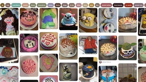 Kumpulan Foto Kue Ulang Tahun Kocak Viral Di Tiktok Prank Ugly Cake