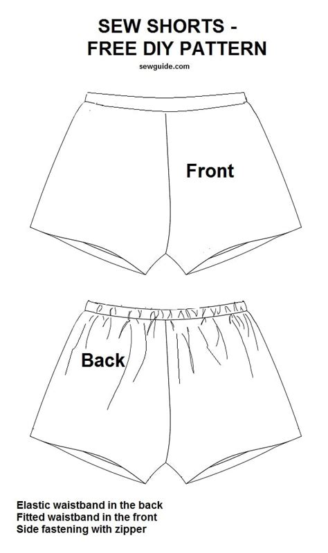 How To Sew Shorts 3 Free Diy Patterns And Sewing Tutorials Sew Guide