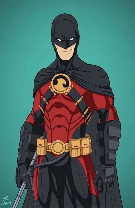 Red Robin Redux Earth 27 Commission By Phil Cho Tim Drake Dc