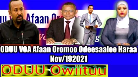 Oduu Oowiituu Hraa Voa Afaan Oromoo Youtube