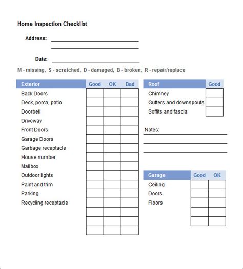 Whether you decide to hire a professional inspector or do it yourself, this checklist will be useful in evaluating the house from a structural and safety standpoint. Free Excel Template - 34+ Free Excel Documents Download ...