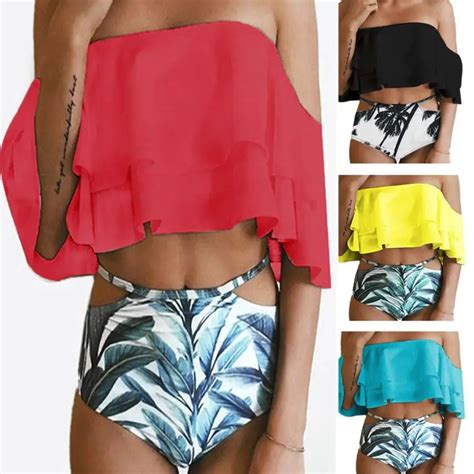 Aliexpress Com Buy Ishowtienda Women Printed Bikini Set Push Up