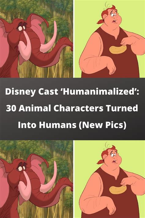 Disney Cast ‘humanimalized 30 Animal Characters Turned Into Humans