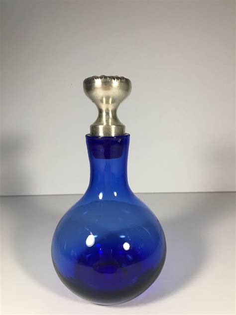 Unger Brothers Vintage Scent Decanter Circa 1900 1930s Glass Stopper Vintage Perfume Bottles