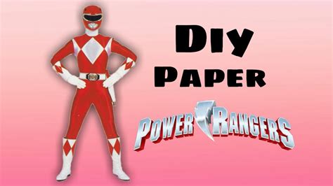 How To Make Power Ranger Using Newspaperdiy Paper Power Ranger Youtube