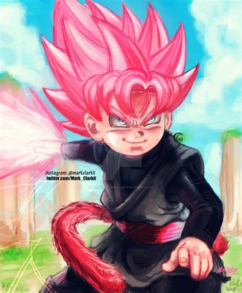 Kid Goku Black By Mark Clark Ii On Deviantart