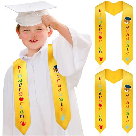 Buy Jetec 2 Pcs 2023 Preschool Graduation Stole Kindergarten Graduate