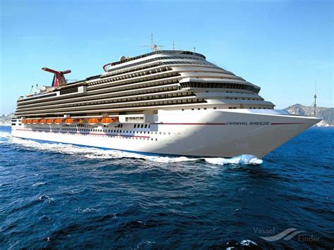 Carnival Breeze Passenger Cruise Ship Details And Current Position