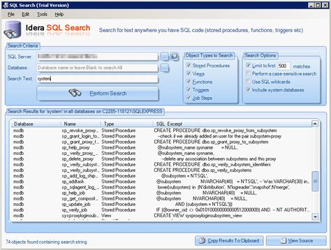 Sql Server Tools Take The Time Out Of Database Searches