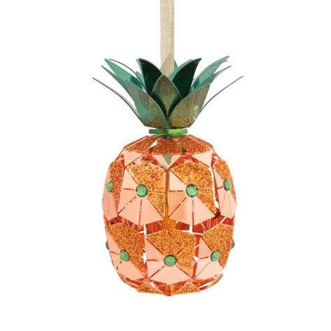 Pineapple Premium Metal Hallmark Ornament — Trudys Hallmark