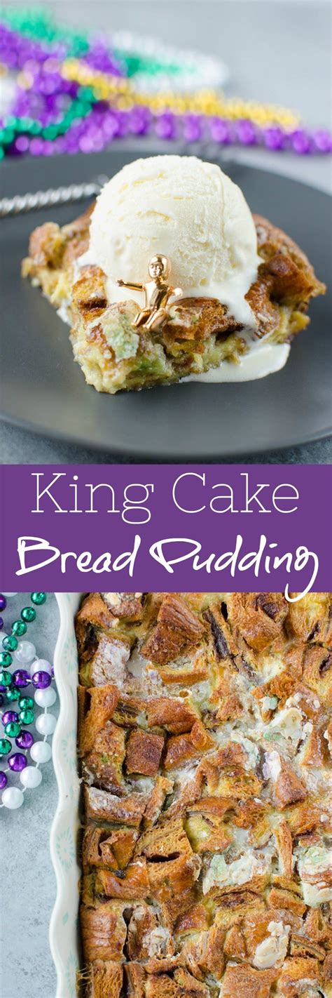Working in batches, dip a handful of bread into the custard and let it soak it up for 15 to 20 seconds. King Cake Bread Pudding | Recipe | Bread pudding, Yummy ...