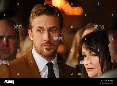 Ryan Gosling And His Mother Donna Gosling At The Premiere Of Warner Bros Pictures Gangster