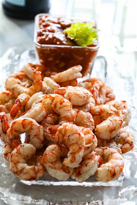 The dish has both bite from the pungent horseradish and a subtle sweetness from the ketchup. Shrimp Cocktail With Homemade Cocktail Sauce | Delicious Table