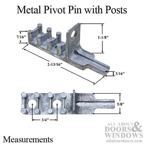 Rennline now offers the only heat treated pivot pin on the market. Metal Pivot Pin with Posts Window World, Zinc