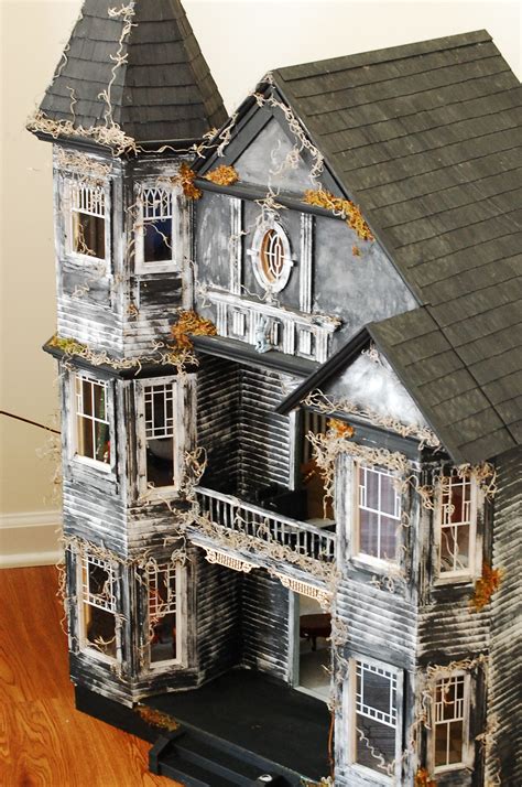 Haunting Haunted Dollhouse Halloween House Haunted House Craft