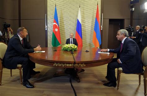 Putin Mediates Talks Between Armenia Azerbaijan On Nagorno Karabakh